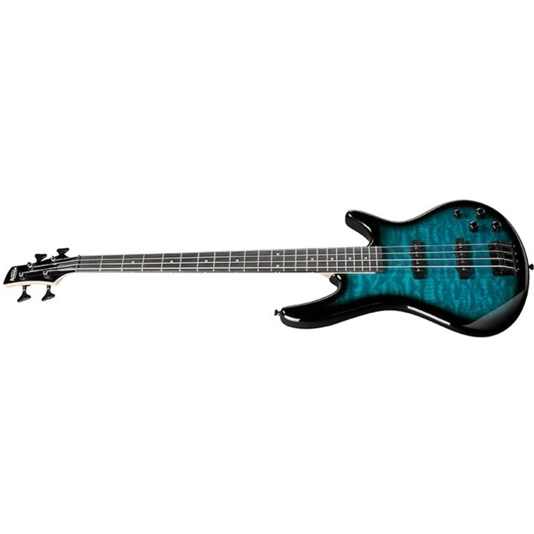 Basso Elettrico Ibanez Gsr Qa Tms Transparent Marine Sunburst