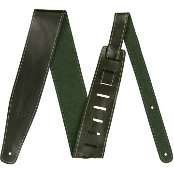 Fender Broken-in Leather green strap