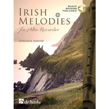 Irish Melodies for alto Recorder Autore Joachim Johow Book-Audio-Online