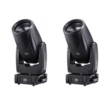 COPPIA TESTE MOBILE BRITEQ LED BEAM 60 USATE