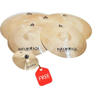 Set Piatti Istanbul Xist Hi-hat 14'',Crash 16'', Crash 18'', Ride 20'' e Splash 10''