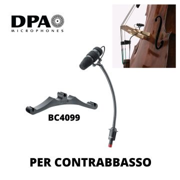 Microfono a clip DPA 4099 Core condensatore per contrabbasso
