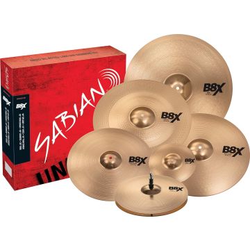 Sabian B8X Complete set Splash 10" HH 14" Crash 16"/18" China 18" Ride 20" 