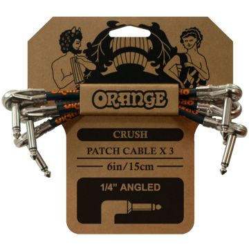 Cavi patch 15cm Orange Crush 3pz