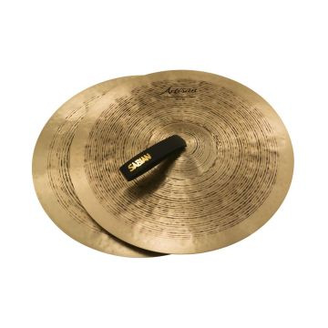 Coppia Piatti Sabian 18" Artisan A1856EN Elite Thin Splash Medium con manali e cover