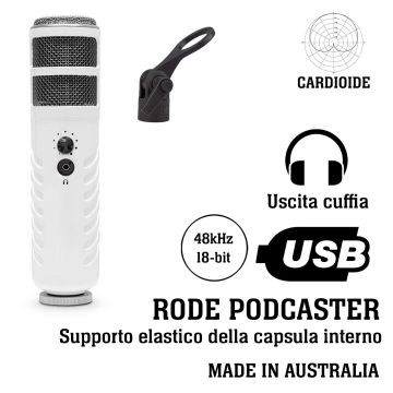 Microfono Rode Podcaster dinamico USB