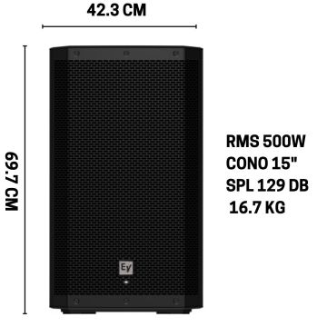 Electro Voice ZLX-15P-G2 1000w 12"