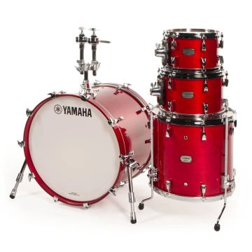 Batteria Yamaha BD22" Absolute maple hybrid 4pz RED AUTUMN