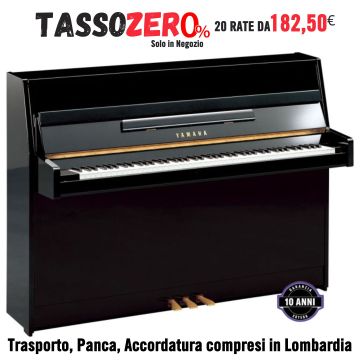 Yamaha B1 nero lucido Pianoforte Verticale