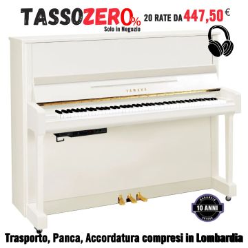 Yamaha B3 TC3 Transacoustic bianco lucido a.cm.121