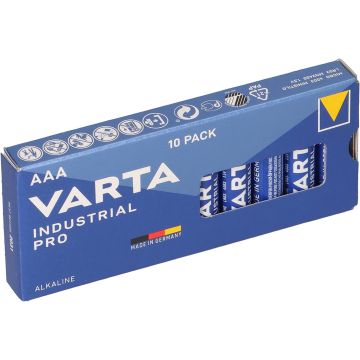 Varta AAA Industrial Pro alcalina confezione 10 pile