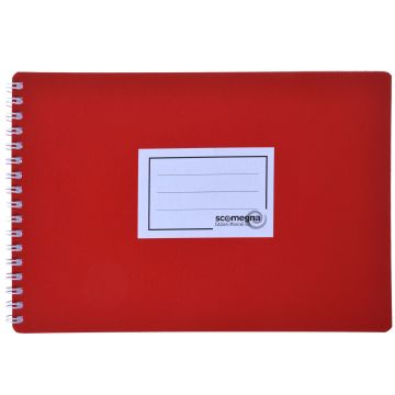 Libretto banda Scomegna 15 buste 22,5x15cm rosso 202gr