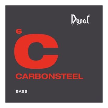 Corde basso 5 corde Dogal CS90B5040 Carbon Steel Roundwound Bassnaren (40-125)