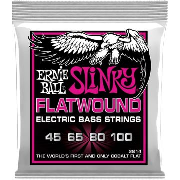 Corde Ernie Ball Super Flatwound 45-100 