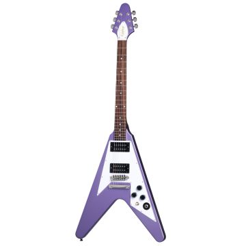 Epiphone Kirk Hammet 1979 Flying V purple