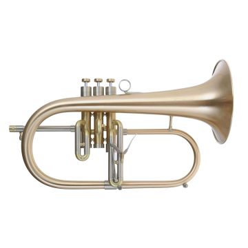 Flicorno Soprano Adams F2 Custom 0,55 goldbrass brushed laquered borsa