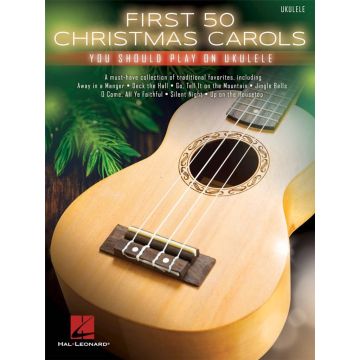 First 50 Christmas Carols Book Ukulele