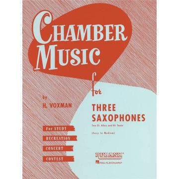 Chamber Music Series for 3 Saxophones 