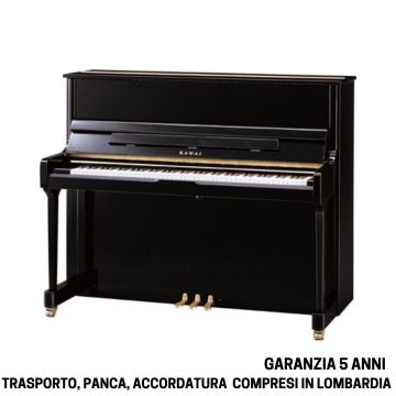 PIANOFORTE KAWAI K35 NERO LUCIDO RICONDIZIONATO