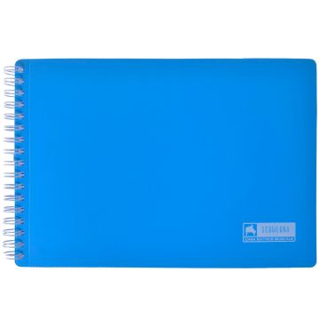 Libretto banda Scomegna 20 fogli  22,5x15cm azzurro 220gr