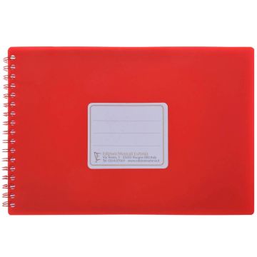 Libretto banda Eufonia 18 buste 172gr 22,5x15cm rosso