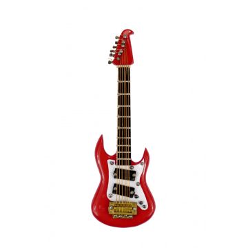 Calamita Agifty chitarra elettrica rossa 10cm