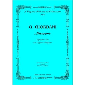 Miserere a quattro voci con Organo obbligato G. Giordani