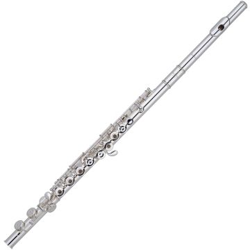 Flauto Pearl Flutes 525RE Quantz fori aperti mi snodato boccola argento