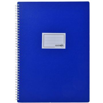 Libretto banda Scomegna 20 fogli A4  33x25,5cm blu 629gr