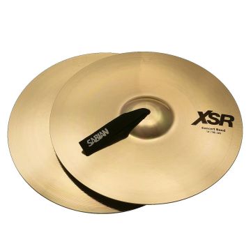 Coppia Piatti Sabian 14" XSR XSR1422B Marching Band con manali