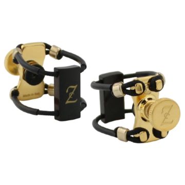 Legatura Sax Alto Zac Ligature ZL-3216NX gold/wood