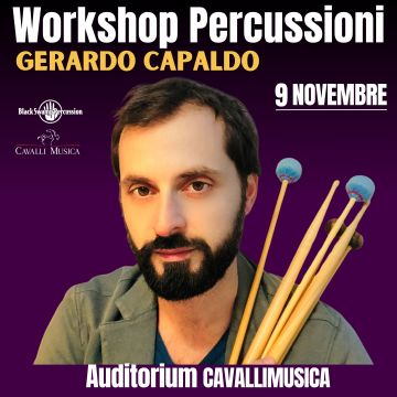 Workshop percussioni Allievo EFFETTIVO Gerardo Capaldo 9 Novembre 2024