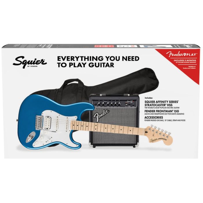 Fender Squier Affinity Stratocaster hss mn Kit Chitarra Elettrica