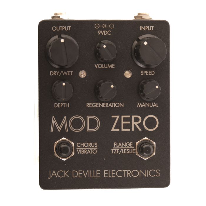 PEDALE CHORUS VIBRATO FLANGER LESLIE JACK DEVILLE ELECTRONICS MOD.ZERO USATO