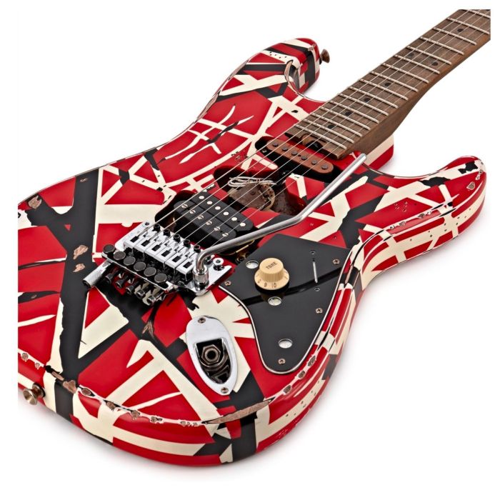 EVH Striped Serie chitarra elettrica bianco-nera