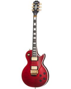 Epiphone Les Paul Alex Lifeson Custom Axcess Quilt Ruby (with hard case)